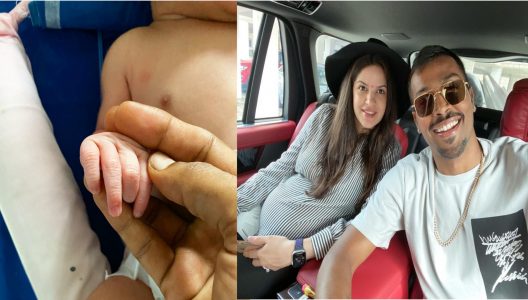 all rounder hardik pandya becomes a father of a son