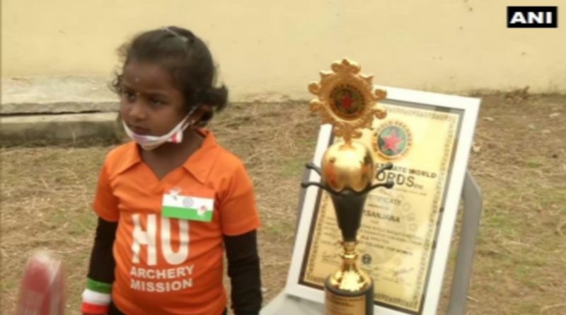 5 years old girl from india set a global record for shooting