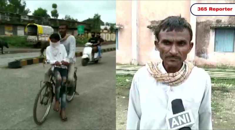 father cycles 104 km to reach his son in exam hall