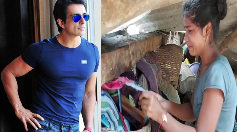 sonu sood outstretches his helping hand to a tribal girl anjali