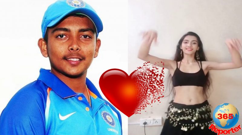 cricketer prithvi is dating actress prachi