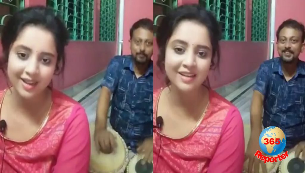 father daughter become viral after performing Tare bole Dio