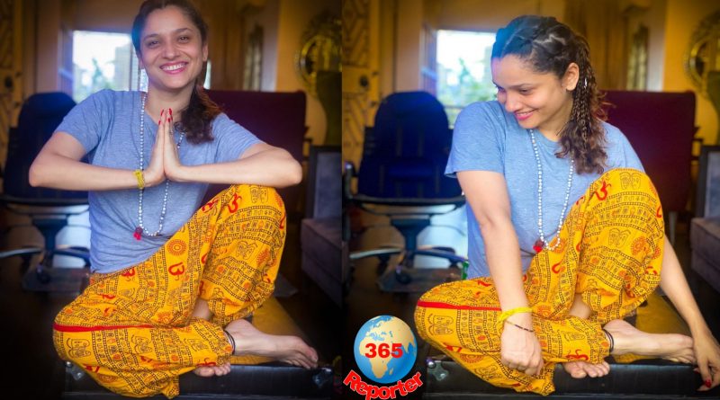 people are trolling actress ankita for putting on om printed pyjamas