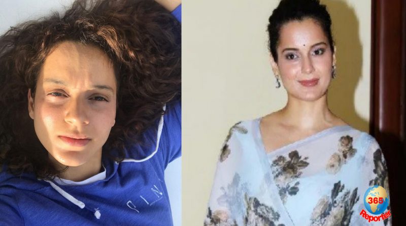 queen kangana goes viral by sharing a glistening photo without make up