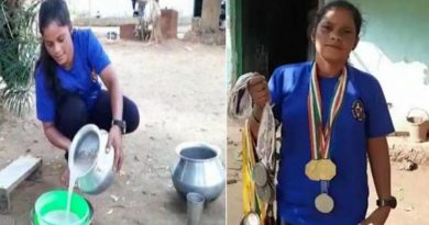 gold winning athlete bimala Munda is selling utensils due to poverty in corona