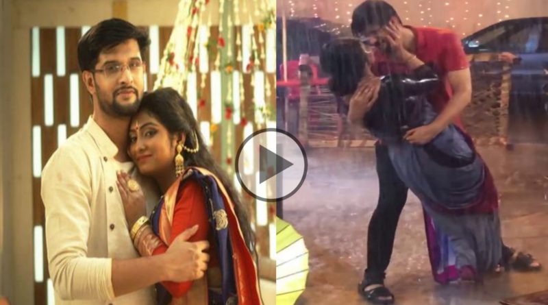 intimate moments of Shyama and Nikhil in rain goes viral