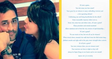 sakshi singh the wife of mahendra singh dhoni shares a emotional note