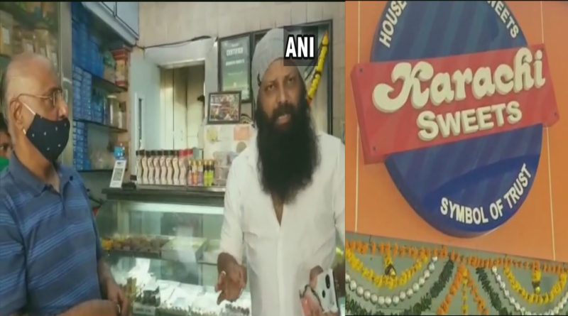 Karachi Sweets shop owner hides the name of the shop after receiving threats from the Shiv Sena leader