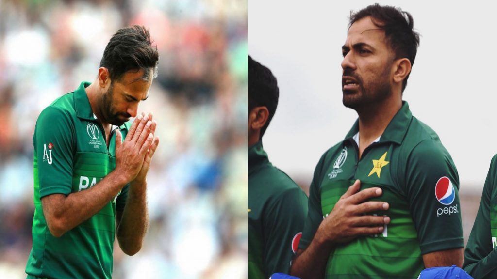 Pak cricketer Wahab Riaz mixes saliva to cricket ball and so umpires warn him