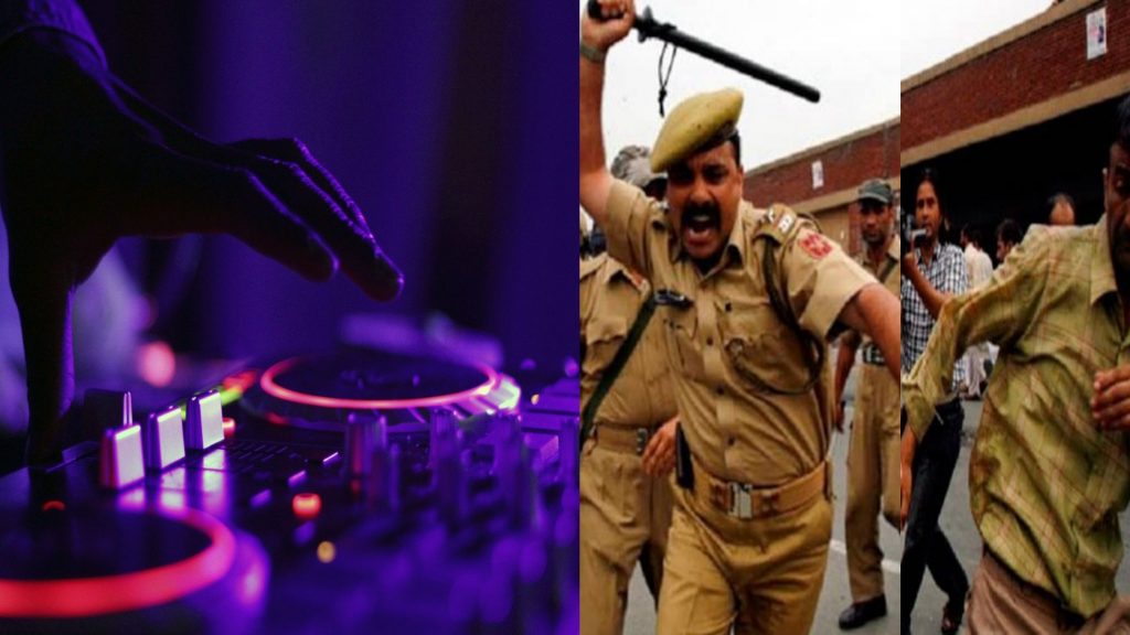 war like situation happens in Serampore Hooghly as the public wants to play DJ on a marriage