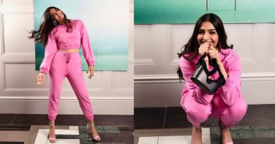 Actress Sonam Kapoor performs weird acts in front of camera
