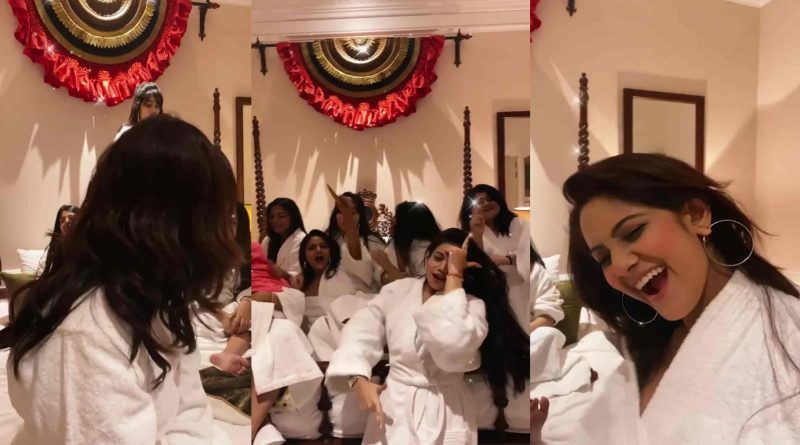 Actress Trina Saha goes viral by dancing in a white bathrobe