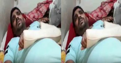 BSF Jawan Biswajit Sahani is beaten from a rally in Kandi thana Murshidabad
