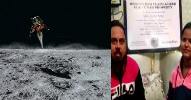 Husband buys a land in Moon for her wife in marriage anniversary to make her happy
