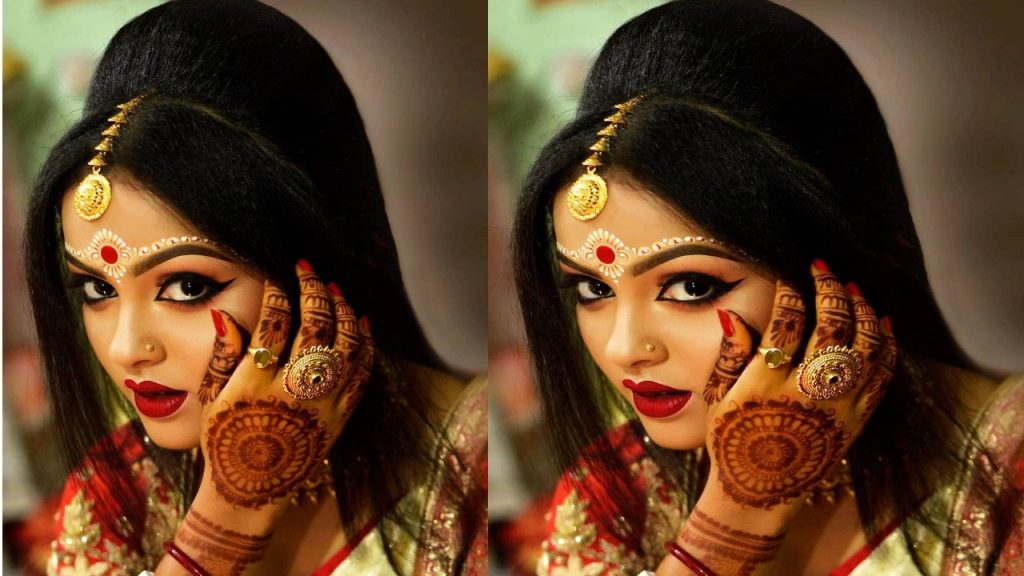 Actress Nabanita Das as a new bride naba bodhu bou