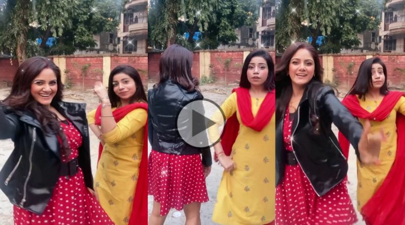 Dance video of Khorkuto serial actress Trina Saha Gungun and her sister in law Sonal Mishra goes viral