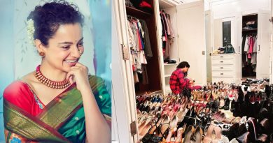 Queen kangana ranaut shares a photo of herselves with so many shoes and it becomes the news headline