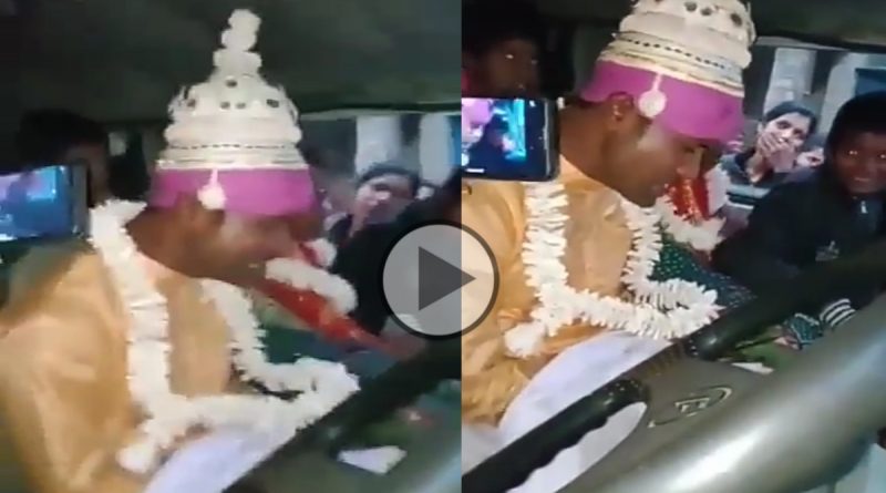 The groom bor cries his heart out while marrying with bou and its for the first time viral