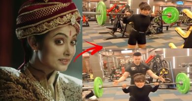 Upcoming Star Jalsha Felna Falna serial actress Roshni tanwi Bhattacharya is lifting 20 kg dumbbell to maintain her fitness