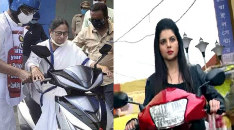 actress payel sarkar comments on cm mamata banerjee on scooter riding