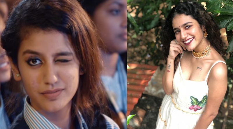 wink girl priya prakash goes viral during the shooting of her upcoming film