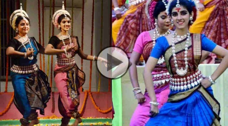 sana ganguly viral dance odishi during dol jatra