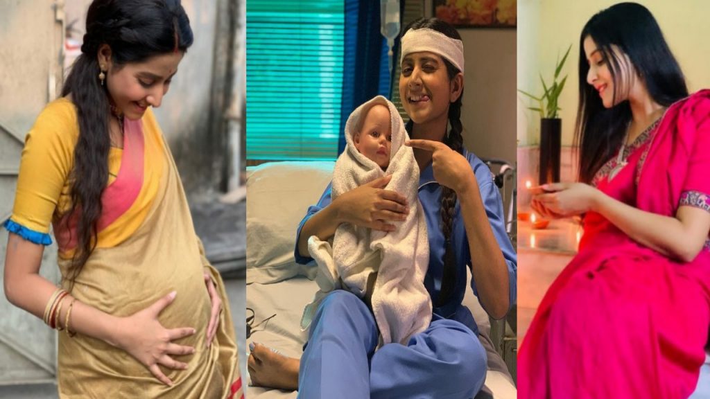sanjher baati actress charu debchandrima baby bump and pregnancy rumours