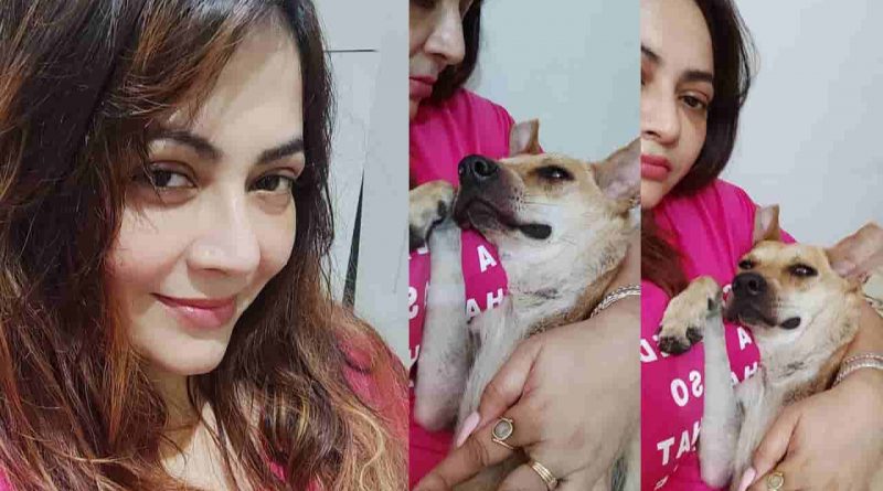 actress sreelekha mitra is so sad after losing her daughter aka pet dog