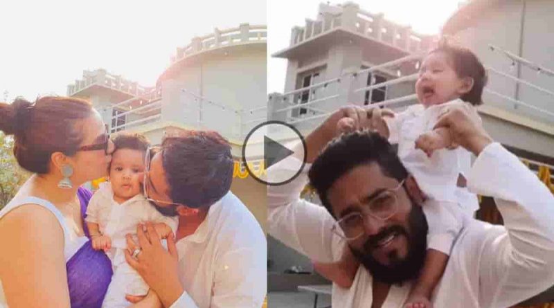 cute yuvan dances on father raj kadh and sweet video goes viral