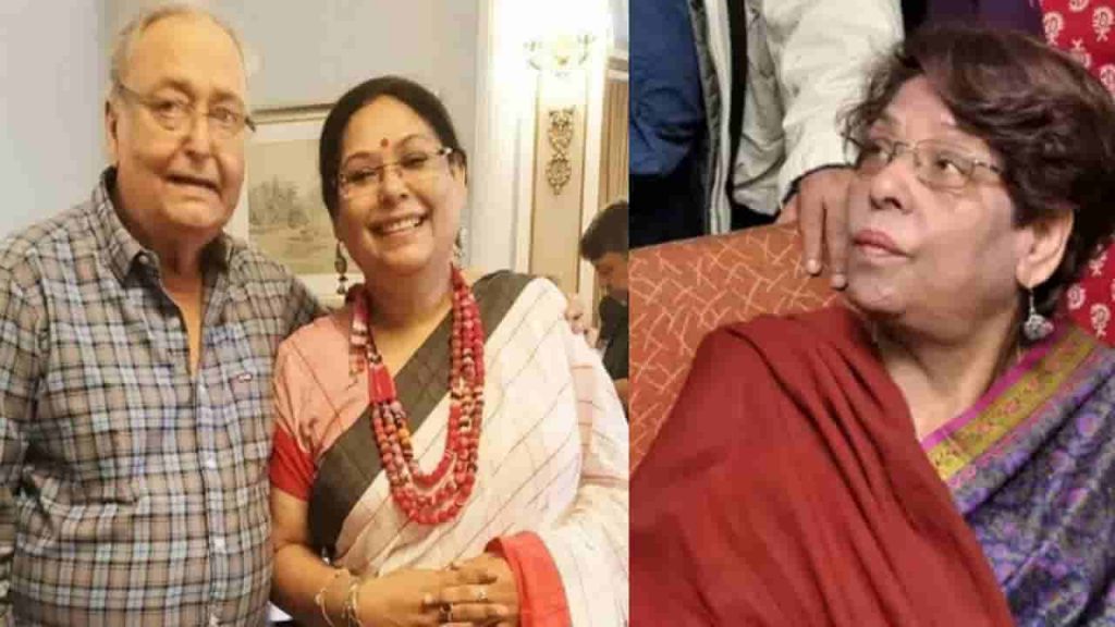 deepa chatterjee soumitra chattetjee wife passes away
