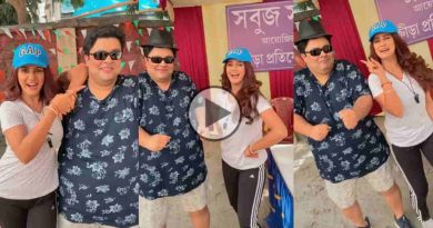 gungun trina saha dances with potka ambarish and it goes viral