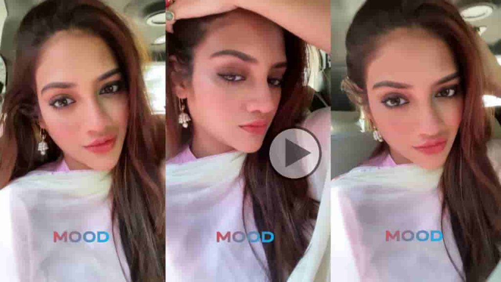 nusrat jahan is caught on traffic jam and makes this video
