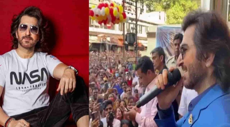 superstar jeet madnani on murshidabad show and fans go to mad to see him